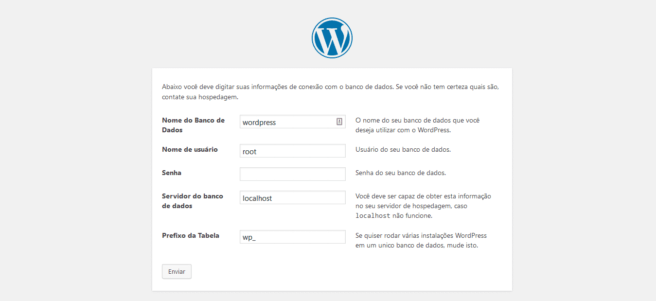 Instalação do WordPress no cPanel